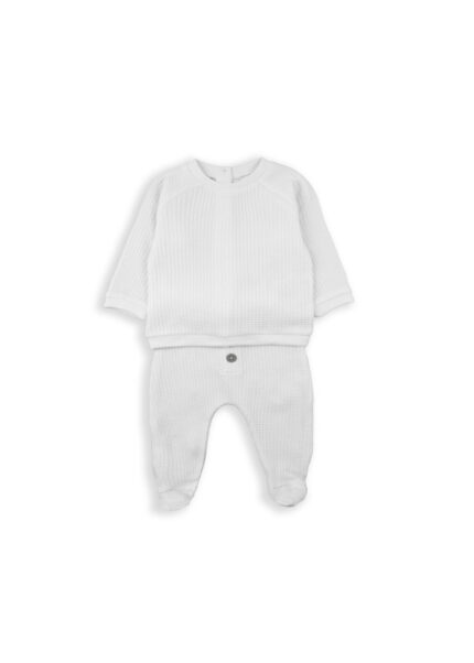 Babybol Conjunto 2 Peças Manga Comprida Branco