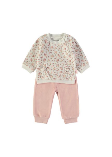 Conjunto 2 Peças Flores Rosa Palo Babybol