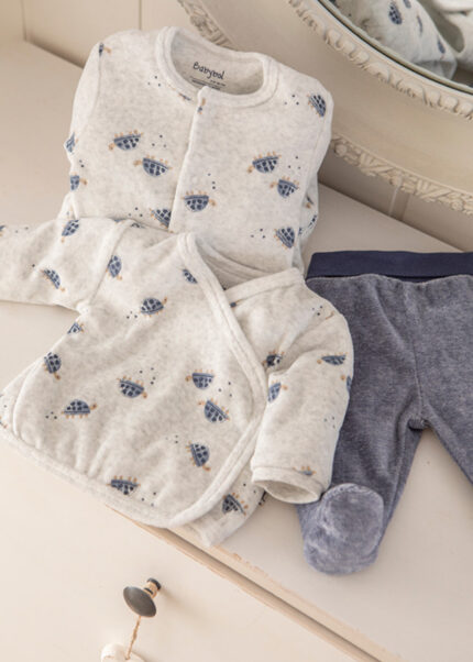 Conjunto 2 Peças Tartarugas Azul Babybol