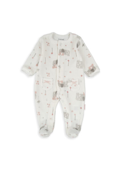 Babybol Babygrow Elefantes Cru