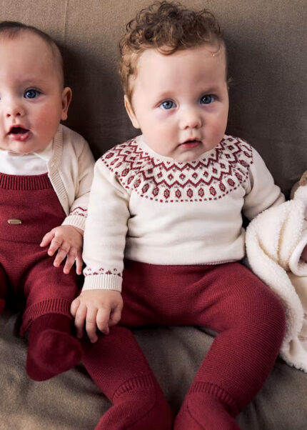 Conjunto 2 Peças Tricot Bordô Mayoral