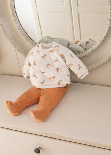 Conjunto 2 Peças Girafas Laranja Babybol