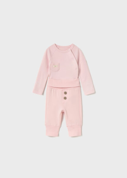 Mayoral Conjunto Body Rosa com Calça