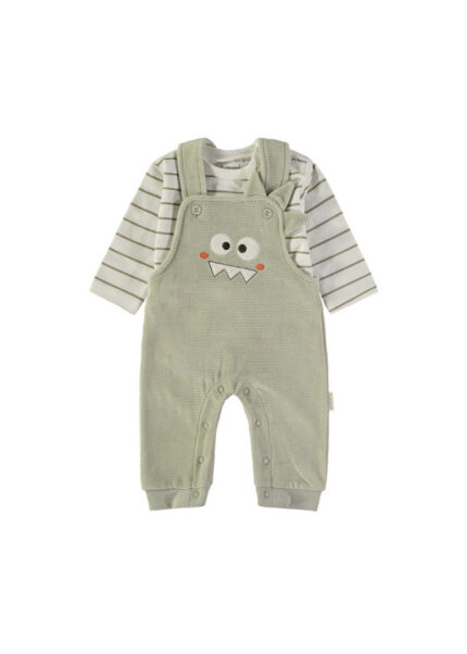 Conjunto Jardineira Verde Babybol