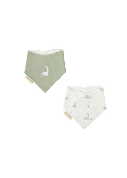 Conjunto 2 Babetes Triangulares Verde Bimbidreams