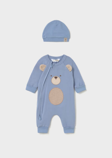 Babygrow sem Pé com Gorro Azul Mayoral