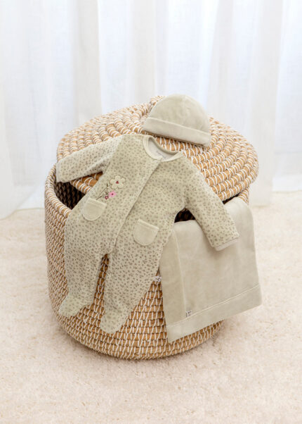Babygrow Flores Verde Babybol