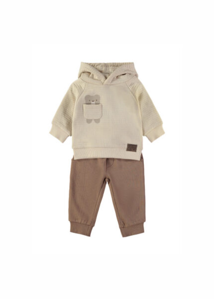 Conjunto 2 Peças com Capuz Cru Babybol