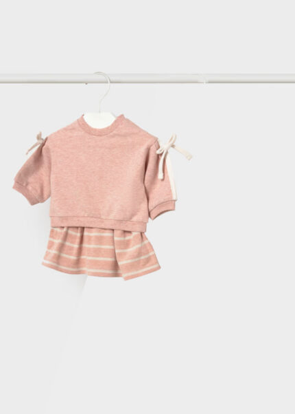 Conjunto 2 Peças Riscas Rosa Mayoral