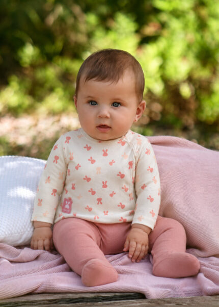 Conjunto 2 Peças Coelhinhos Rosa Babybol