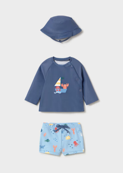 Conjunto de Banho com Proteção Solar Velero Mayoral