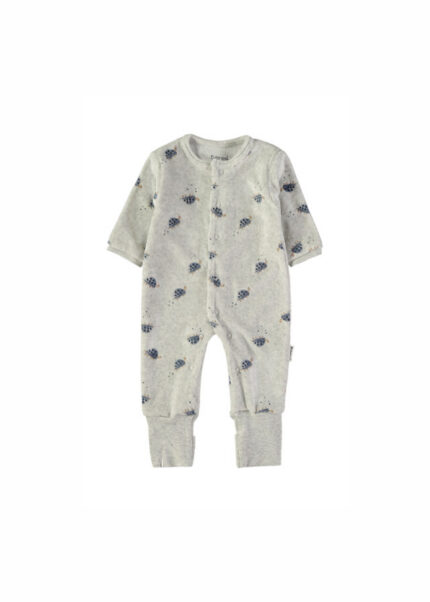 Babygrow sem Pé Tartarugas Cinza Babybol