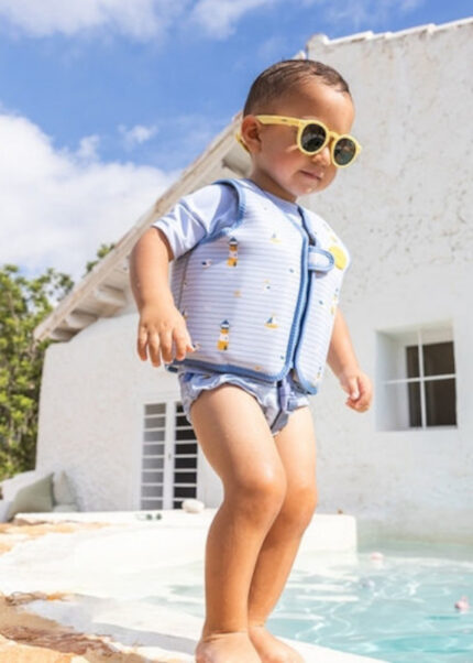 Colete Flutuador Aprendizagem Azul Saro