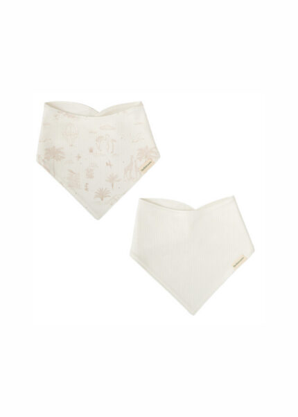 Conjunto 2 Babetes Triangulares Brancas Bimbidreams