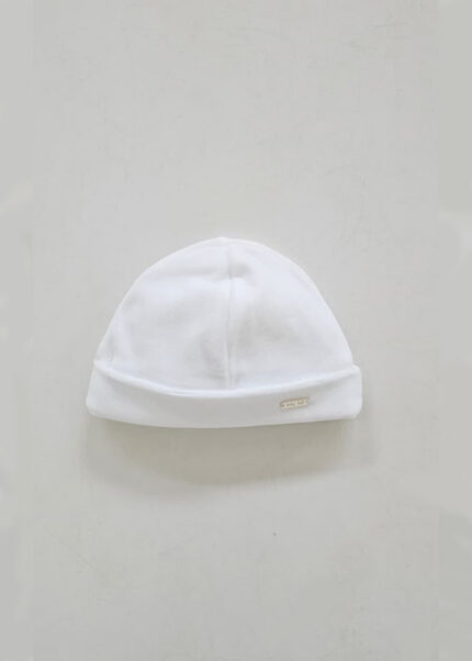 Gorro Aveludado Branco Babylai