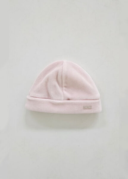 Gorro Aveludado Rosa Babylai